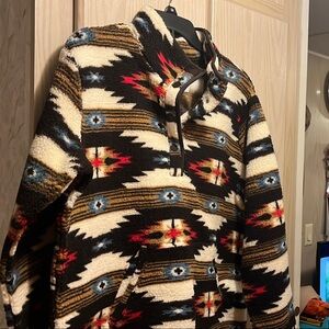 Wrangler Multicolor Fleece Pullover